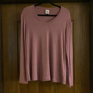 CAbi PLAY TEE #4439 SZ MEDIUM IN HEATHER ROSE